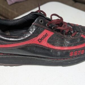 Dexter Black and Red Men's Sneakers